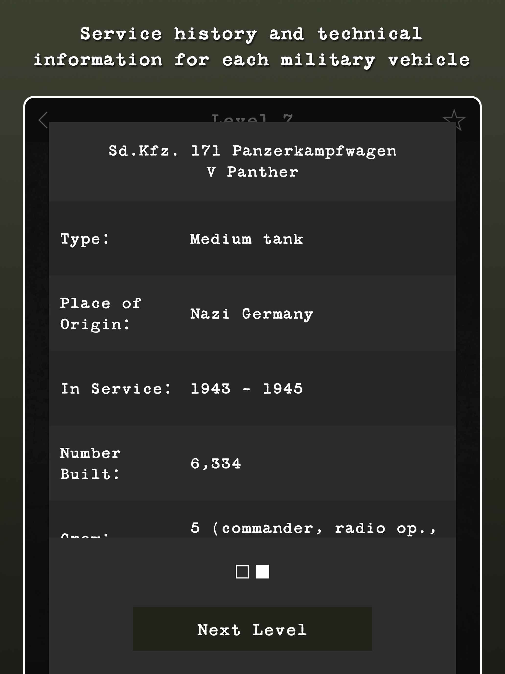 Guess the World War II Tank screenshot 10