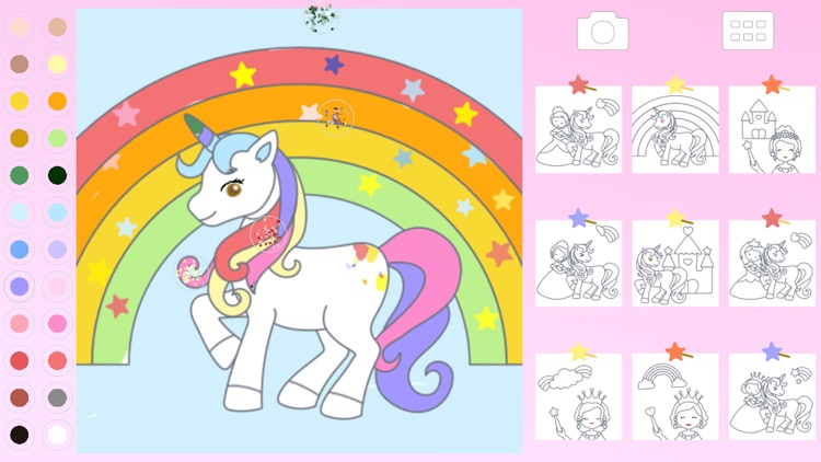 Princess Dream Coloring Book screenshot-4