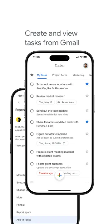 Google Tasks : capture d’écran 3 sur 5