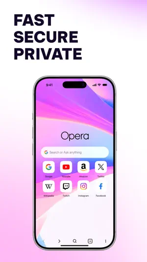 Opera Browser with VPN screenshot 1