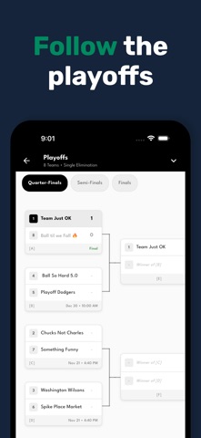 Greenville Sports Leagues iPhone screenshot