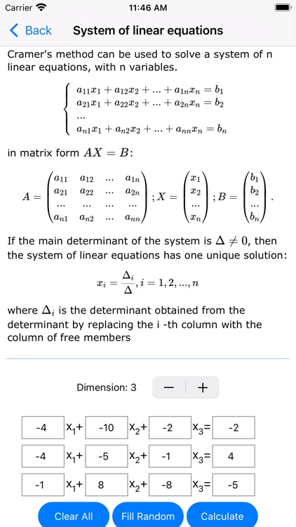 ALG Math Solver