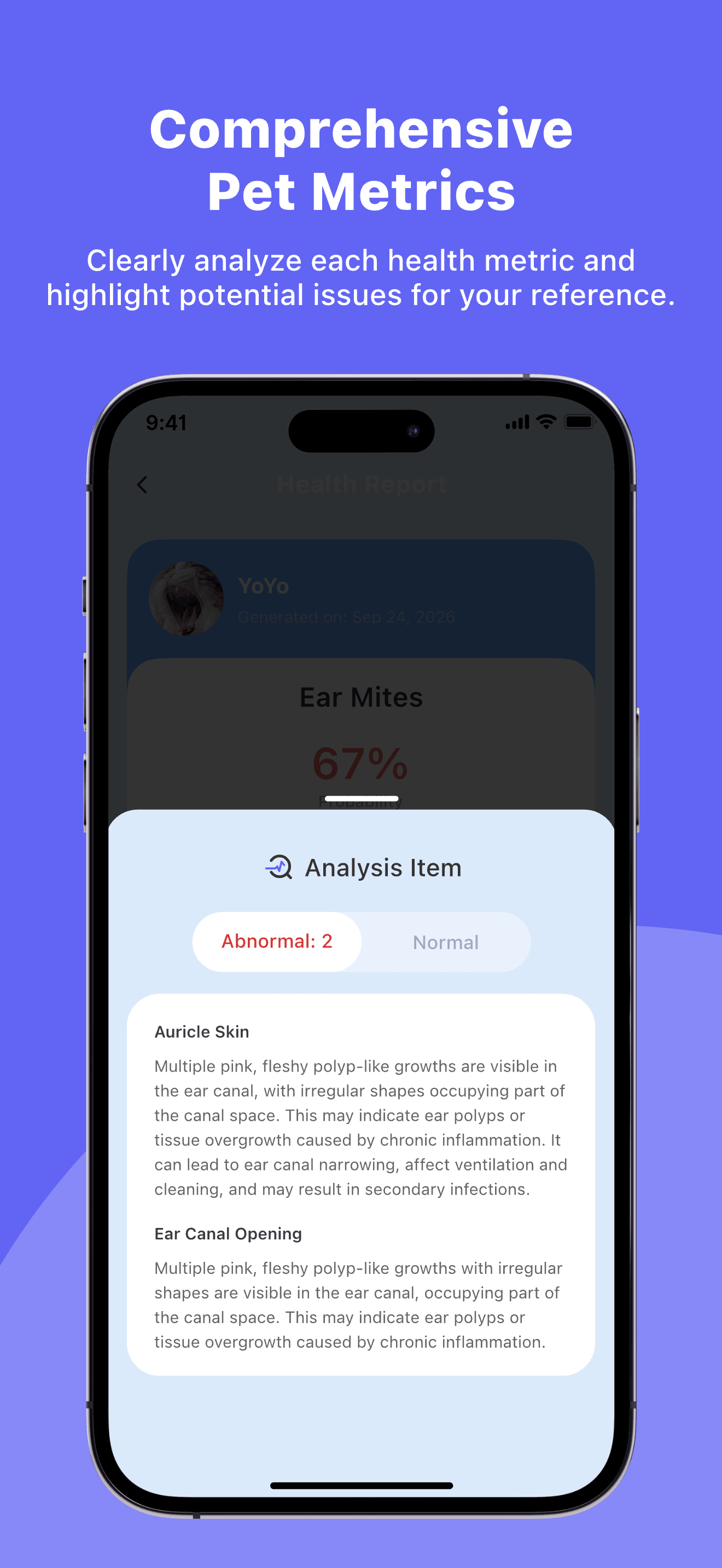 Pet Well:AI Vet Health Tracker