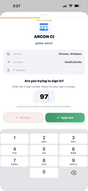 ARCON MFA: Authenticator screenshot 4