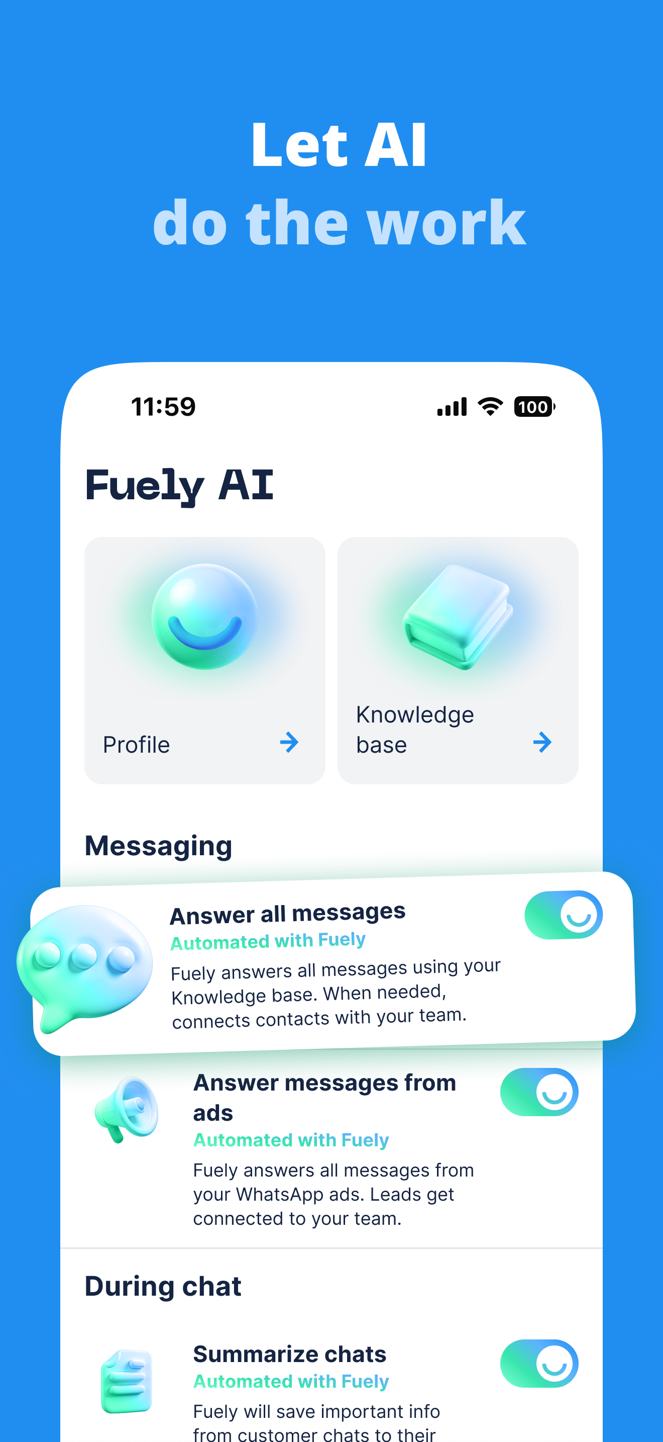 Chatfuel: Auto Reply AI for WA