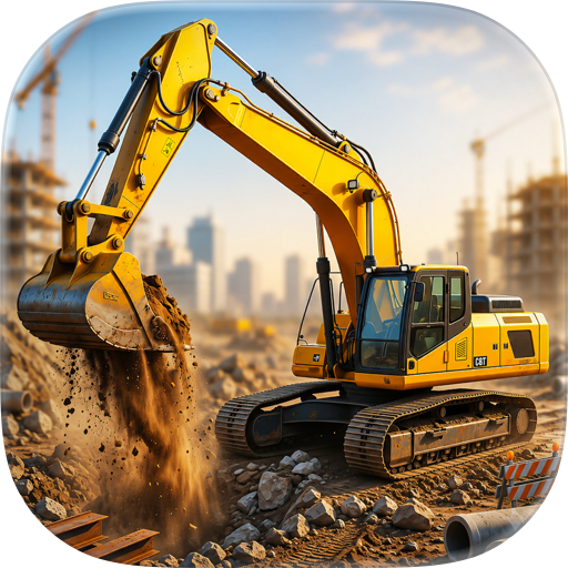 Excavator Construction 3d Sim