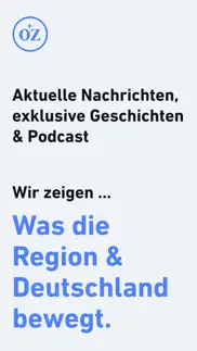oz - nachrichten und podcast iphone bildschirmfoto 1