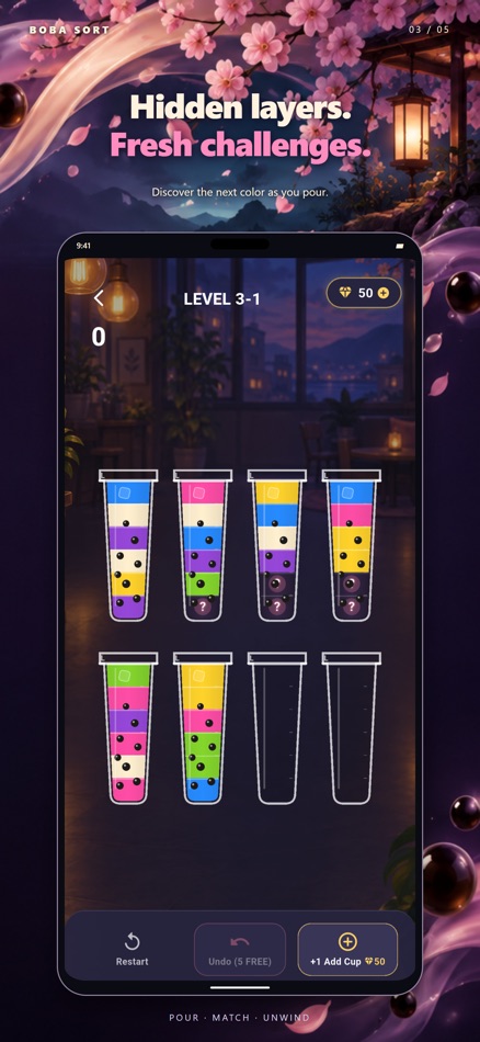 [New] Boba Sort: Bubble Tea Puzzle (iOS) — Price History & Similar | AppAgg