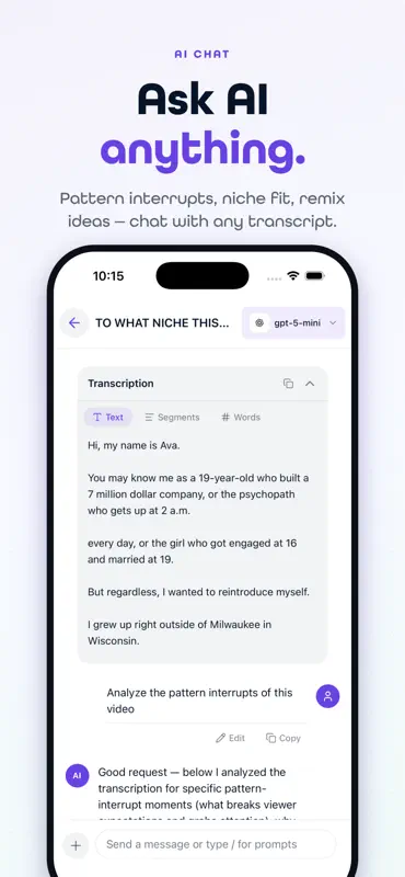 GetTranscribe Video to Text screenshot 7 of 8