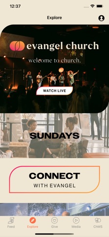 Evangel HP screenshot