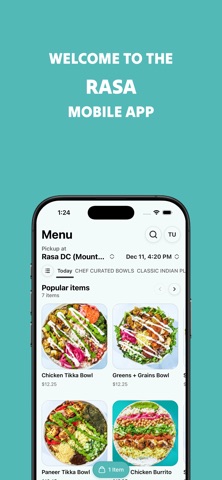 RASA - Order Now iPhone screenshot