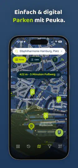 Screenshot von Peuka - Parken & Parkticket auf dem iPhone 1