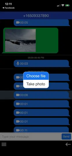 Скриншот Cloud Chat For Cloud Phone на iPhone 1