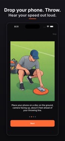 RipReader: Disc Golf Radar Gun screenshot