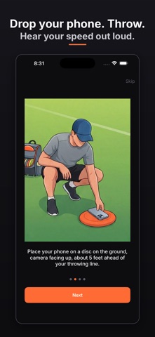 RipReader: Disc Golf Radar Gun Screenshot 3 of 7