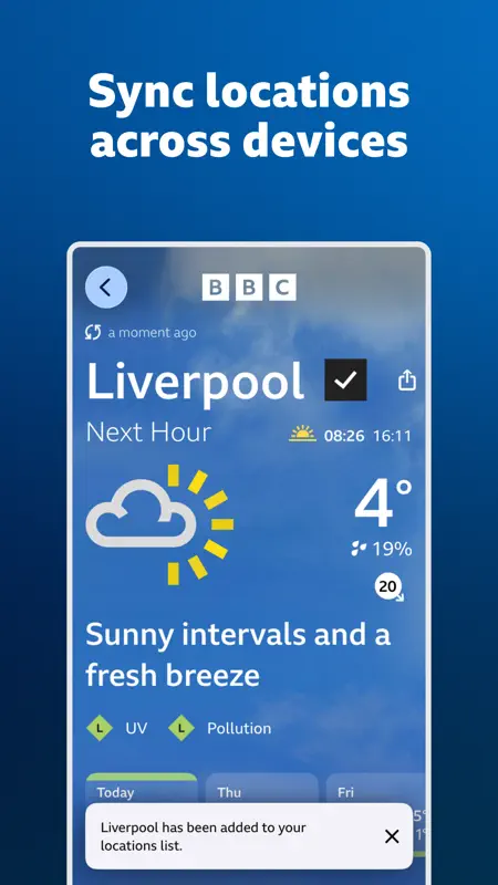 BBC Weather screenshot 9 of 10