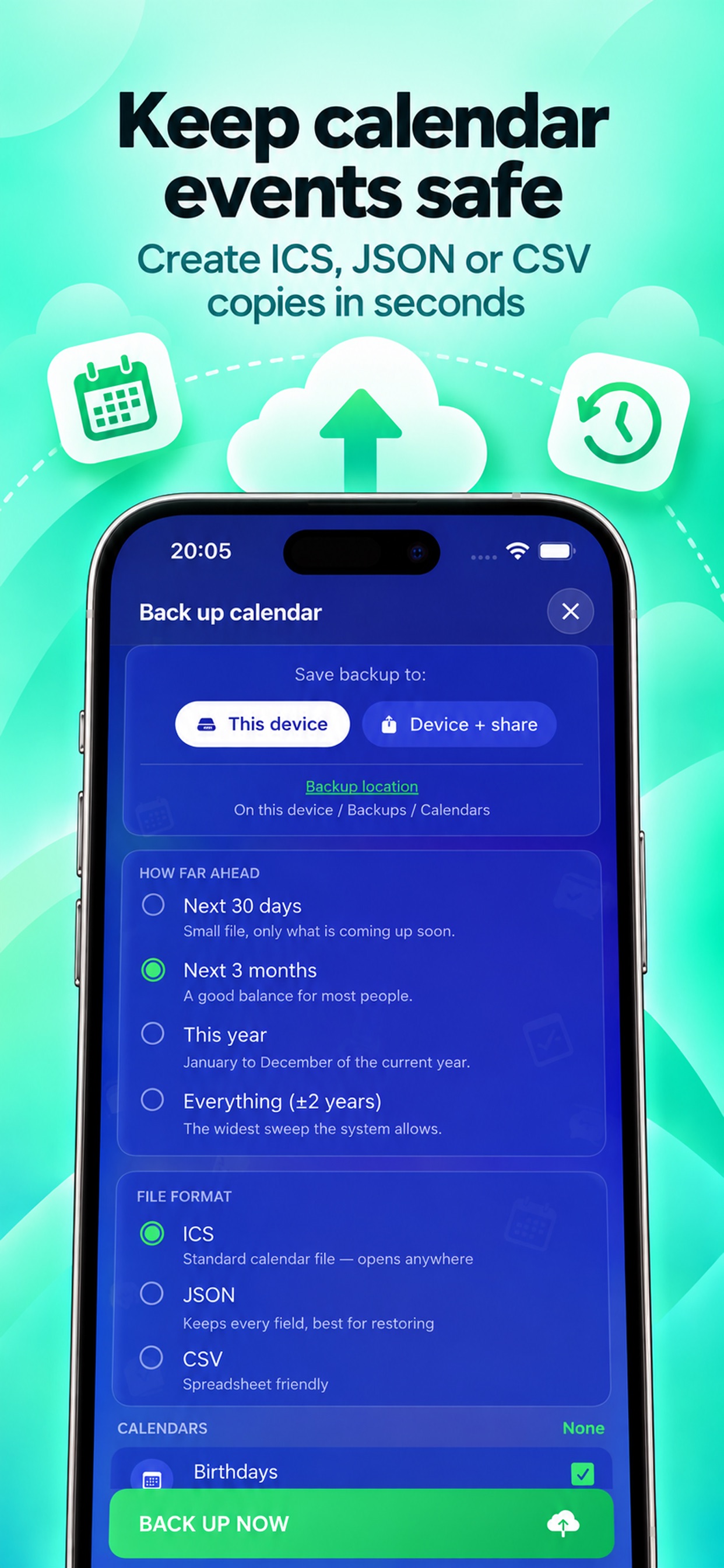 Screenshot 5 of TextCal - Text&Calendar Export