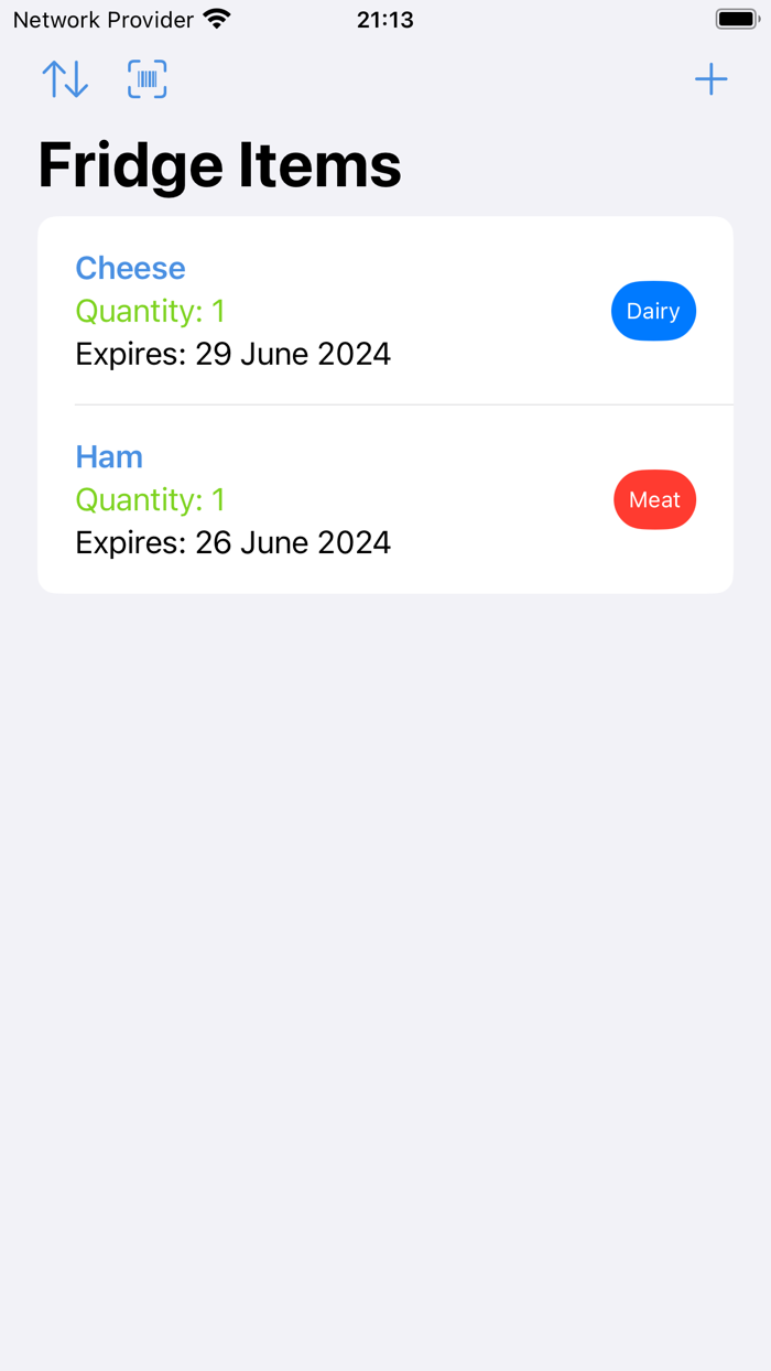 Fridge Buddy - Less Food Waste