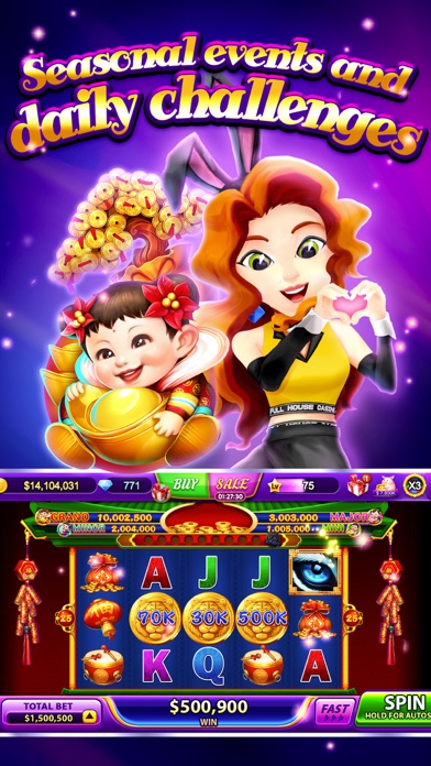 Full House Casino: Slots Game Screenshot