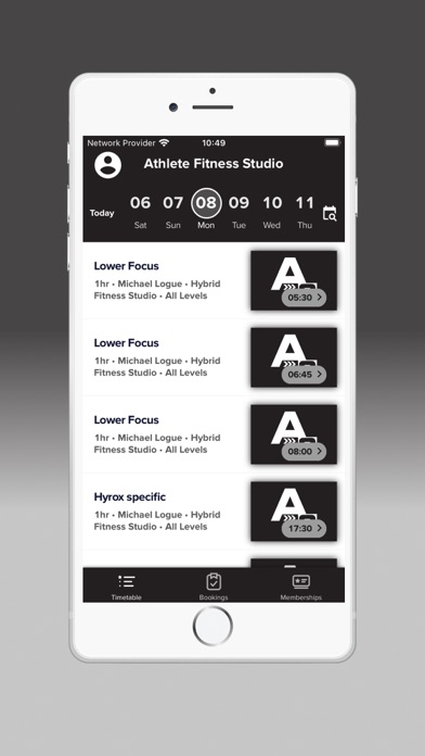 Athlete Fitness Screenshot