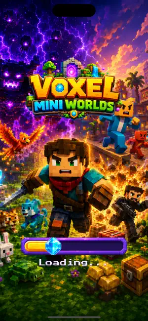 Voxel Mini Worlds screenshot 1