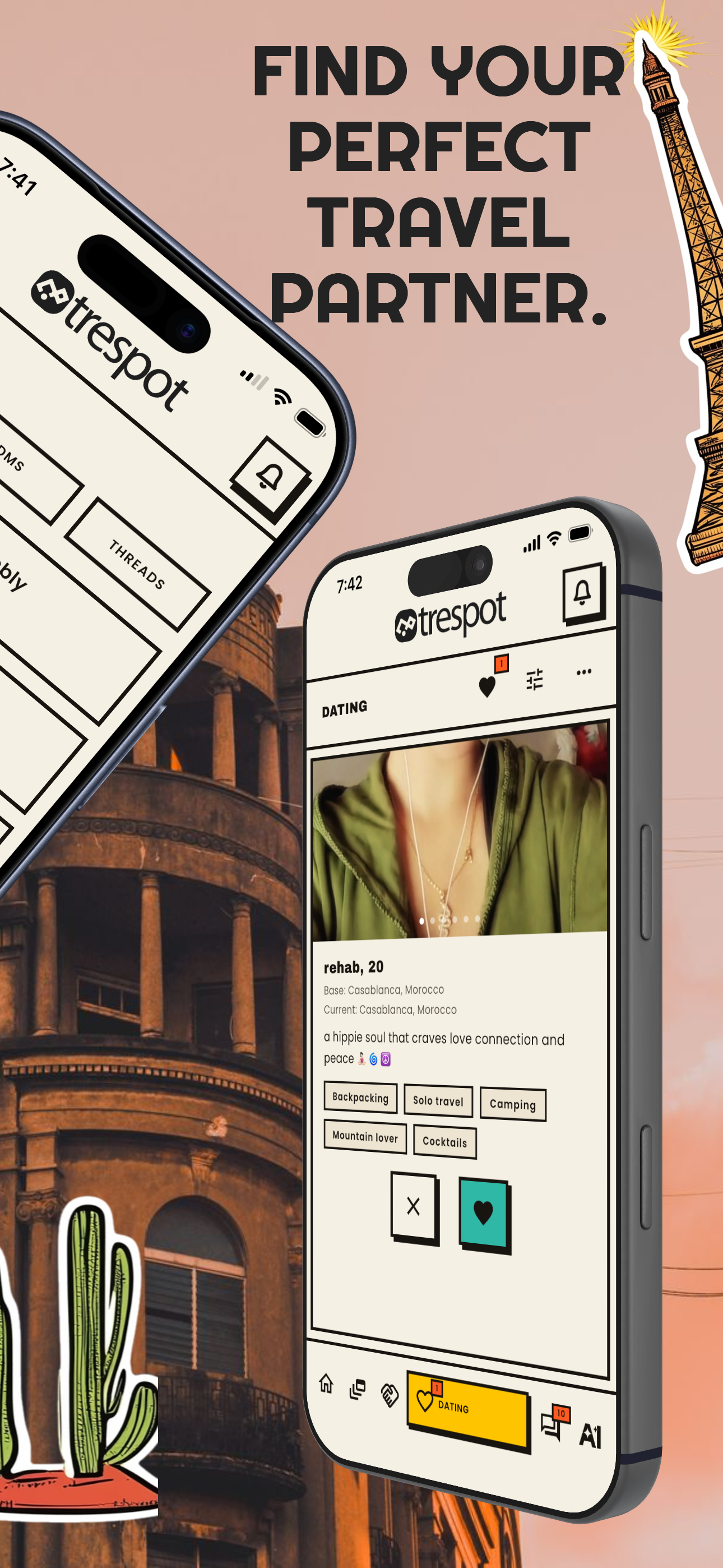 Trespot: Travel Buddy & Dating screenshot 4
