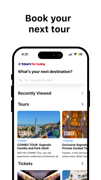 Tours for Today Screenshot 5 of 5