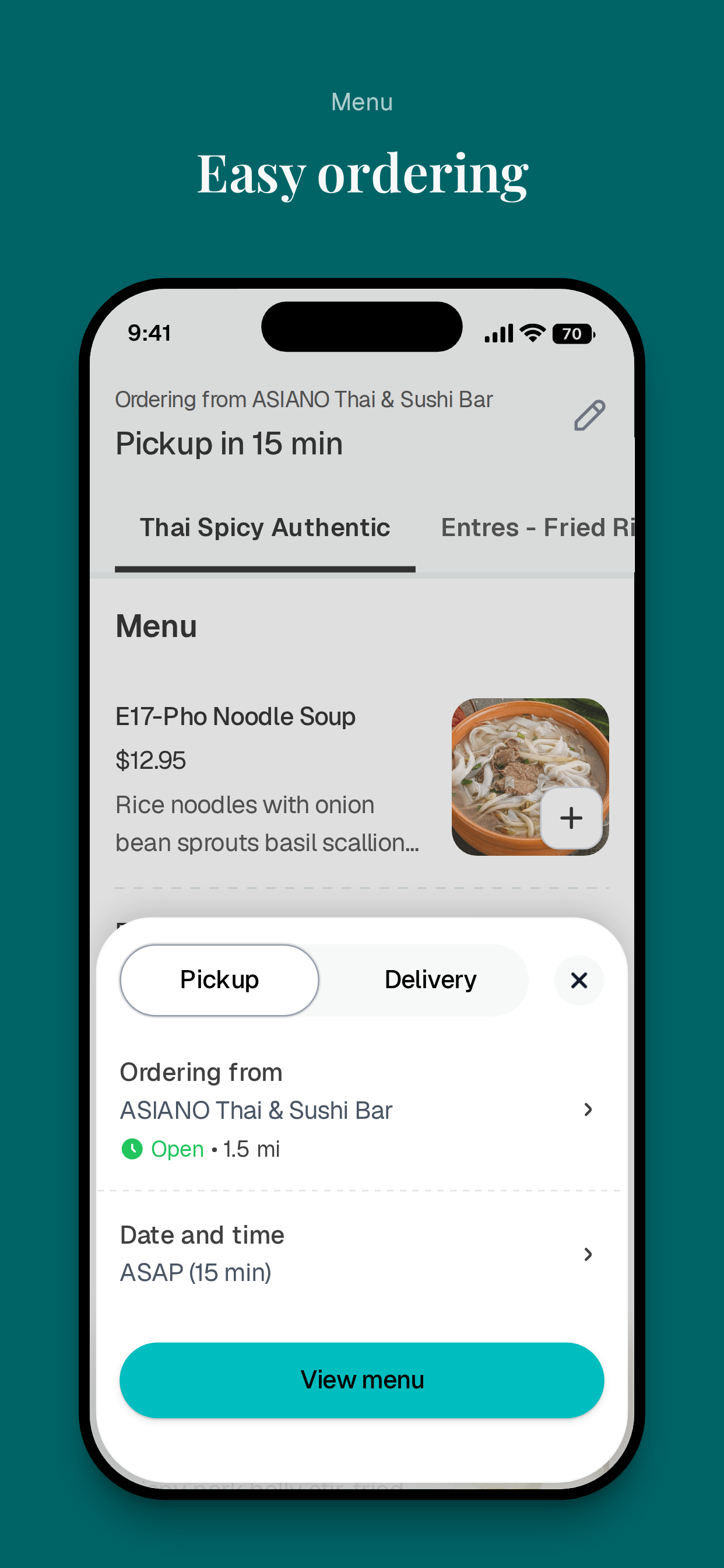 ASIANO Thai & Sushi Bar screenshot 3