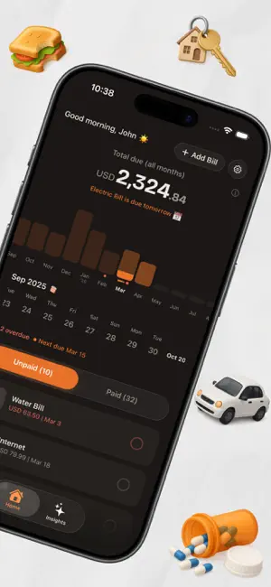 Slate — Bill & Expense Tracker screenshot 2