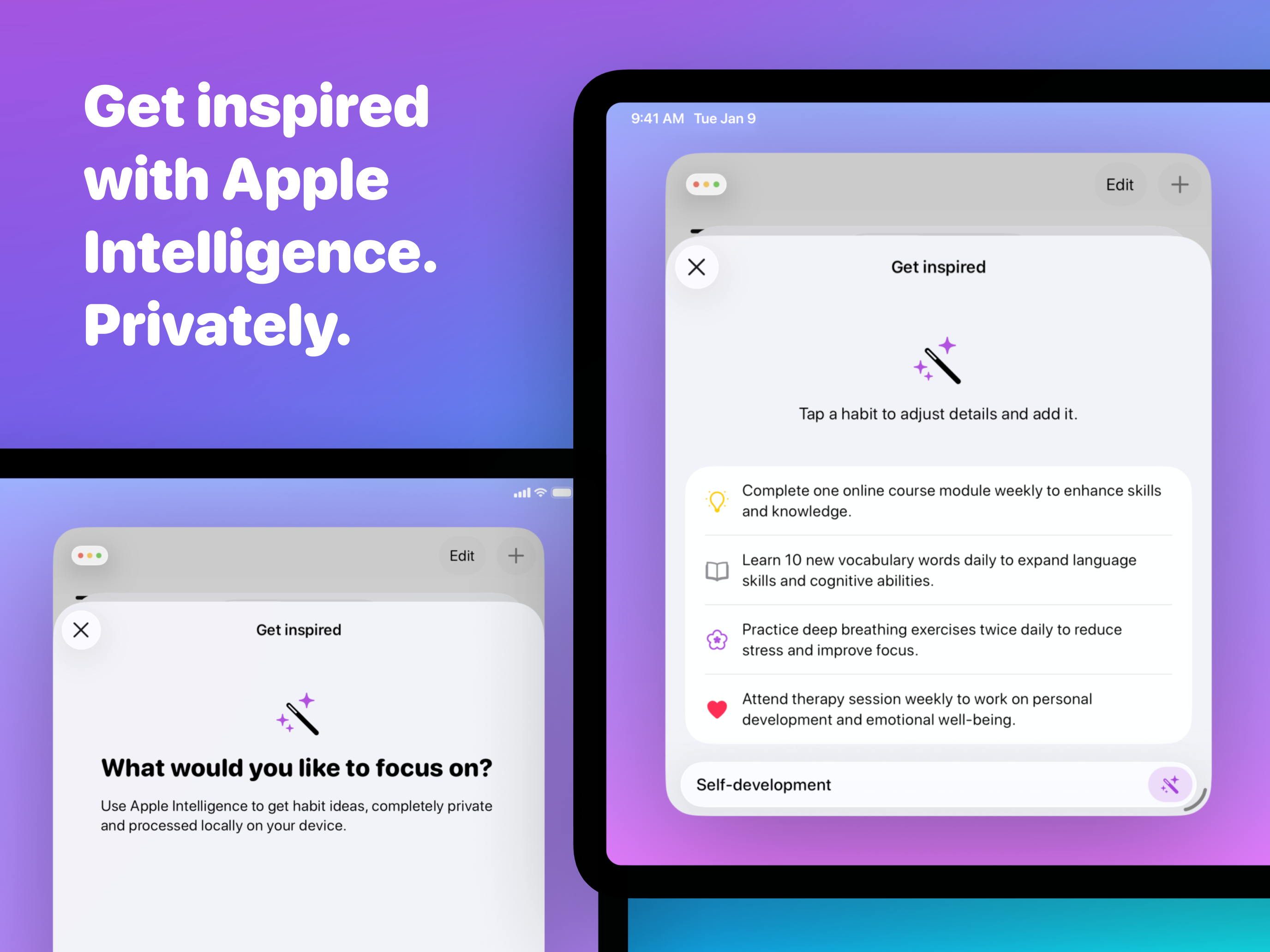 Awesome Habits: Habit Tracker