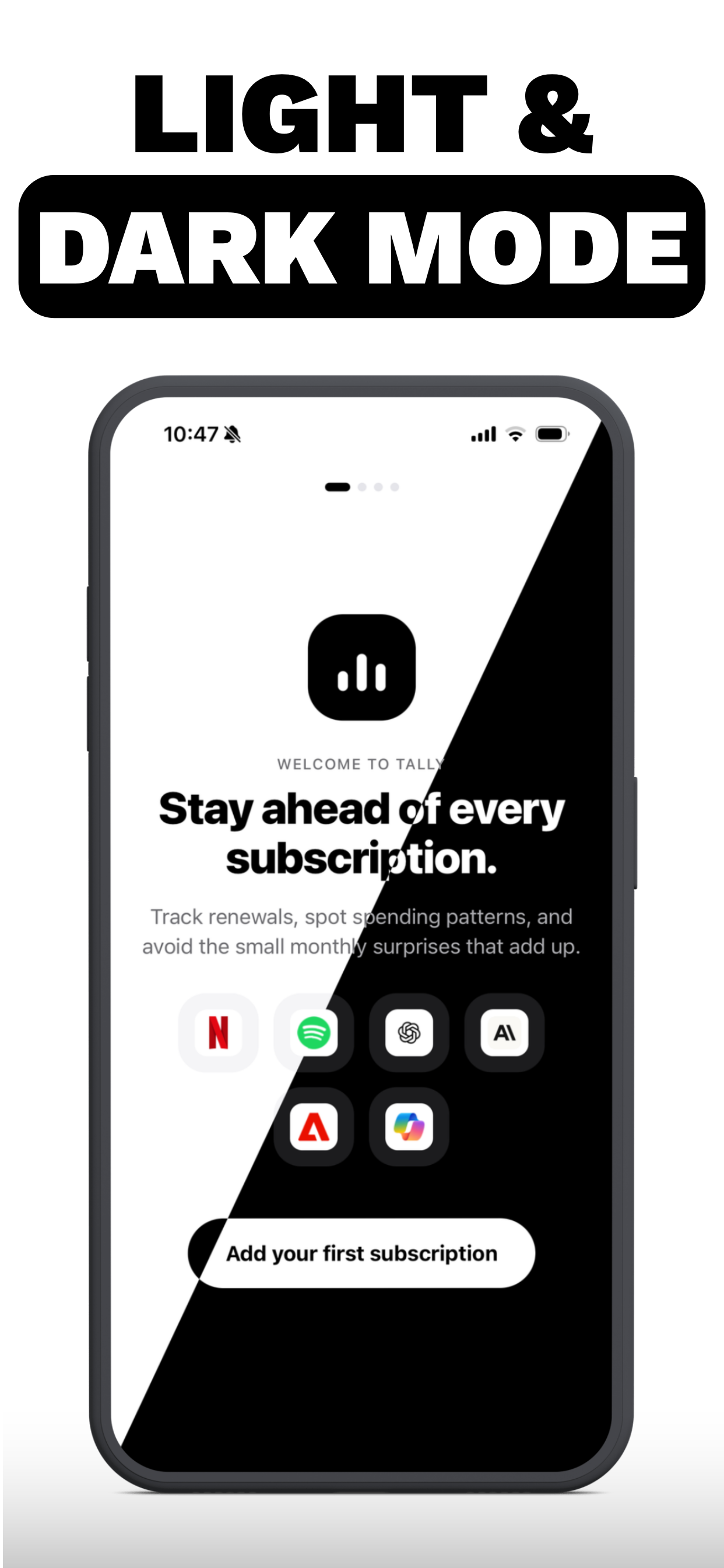 Tally - Subscription Tracker