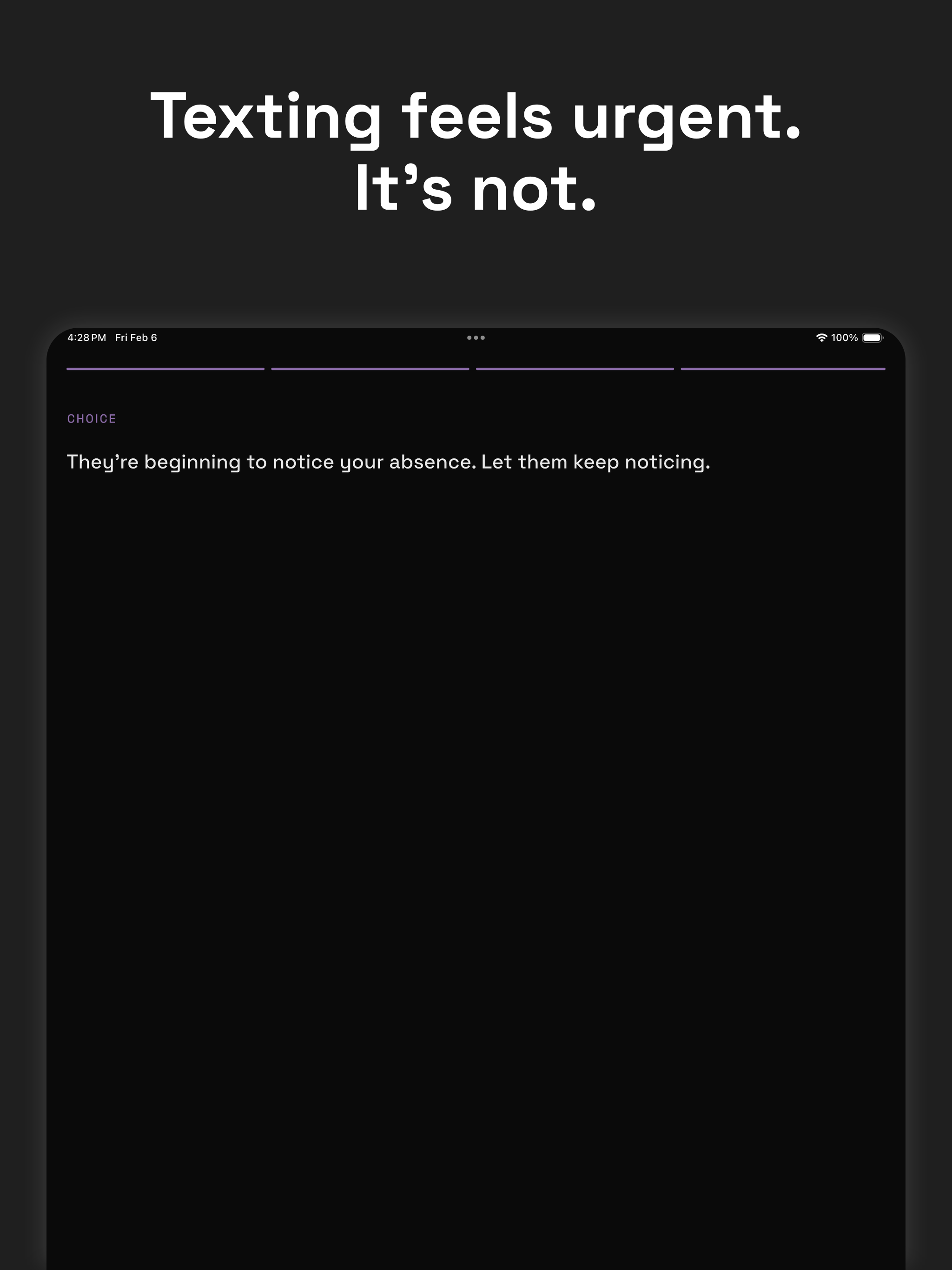 Don't Text
