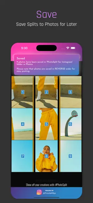 PhotoSplit for Instagram screenshot 8