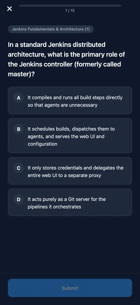 Jenkins Engineer CJE Prep screenshot 3