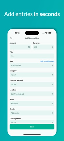 Tripcoin - Travel budget screenshot