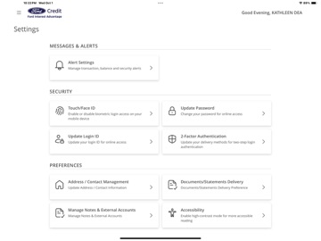 Ford Interest Advantage iPad screenshot