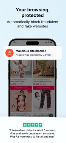 Control+ Security & Protection screenshot