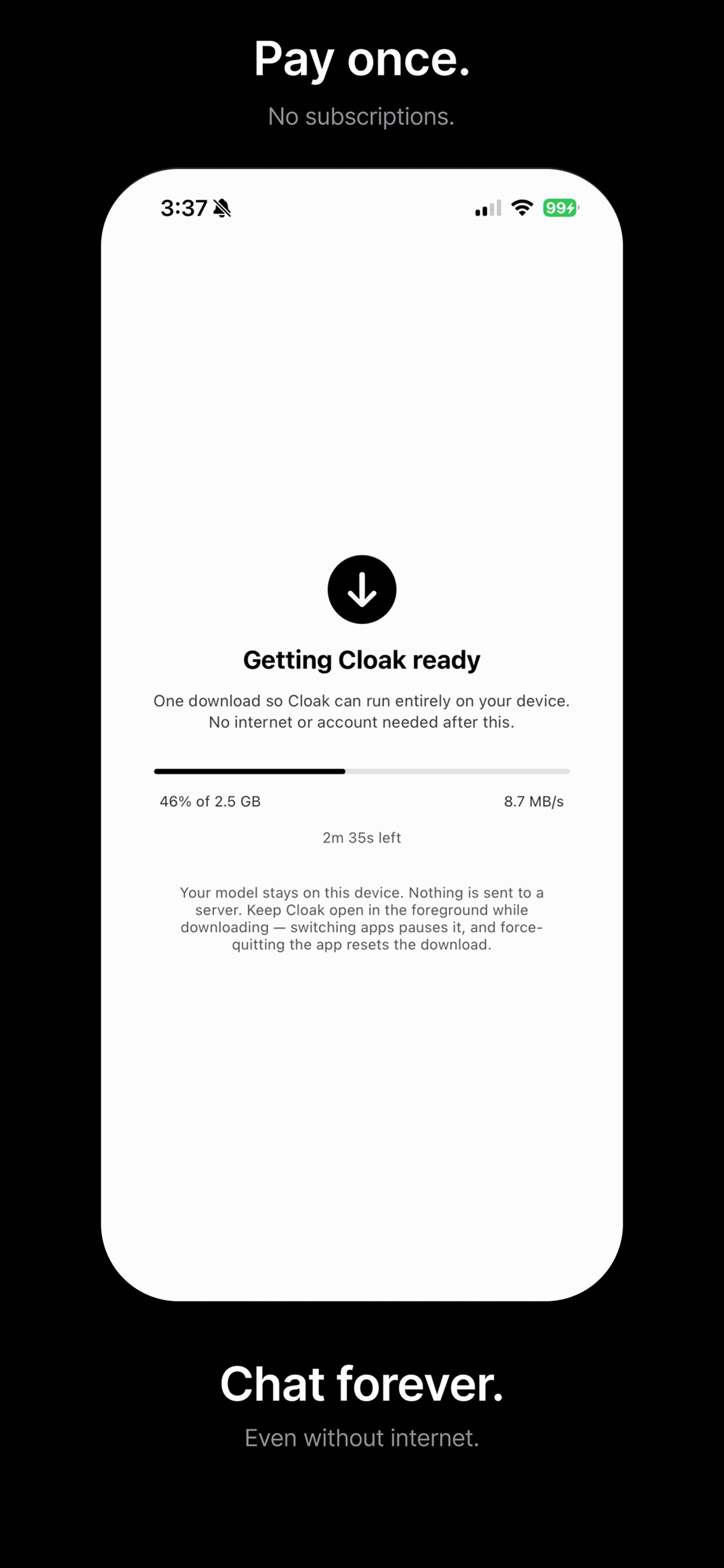 Cloak: Private AI Chat screenshot 2