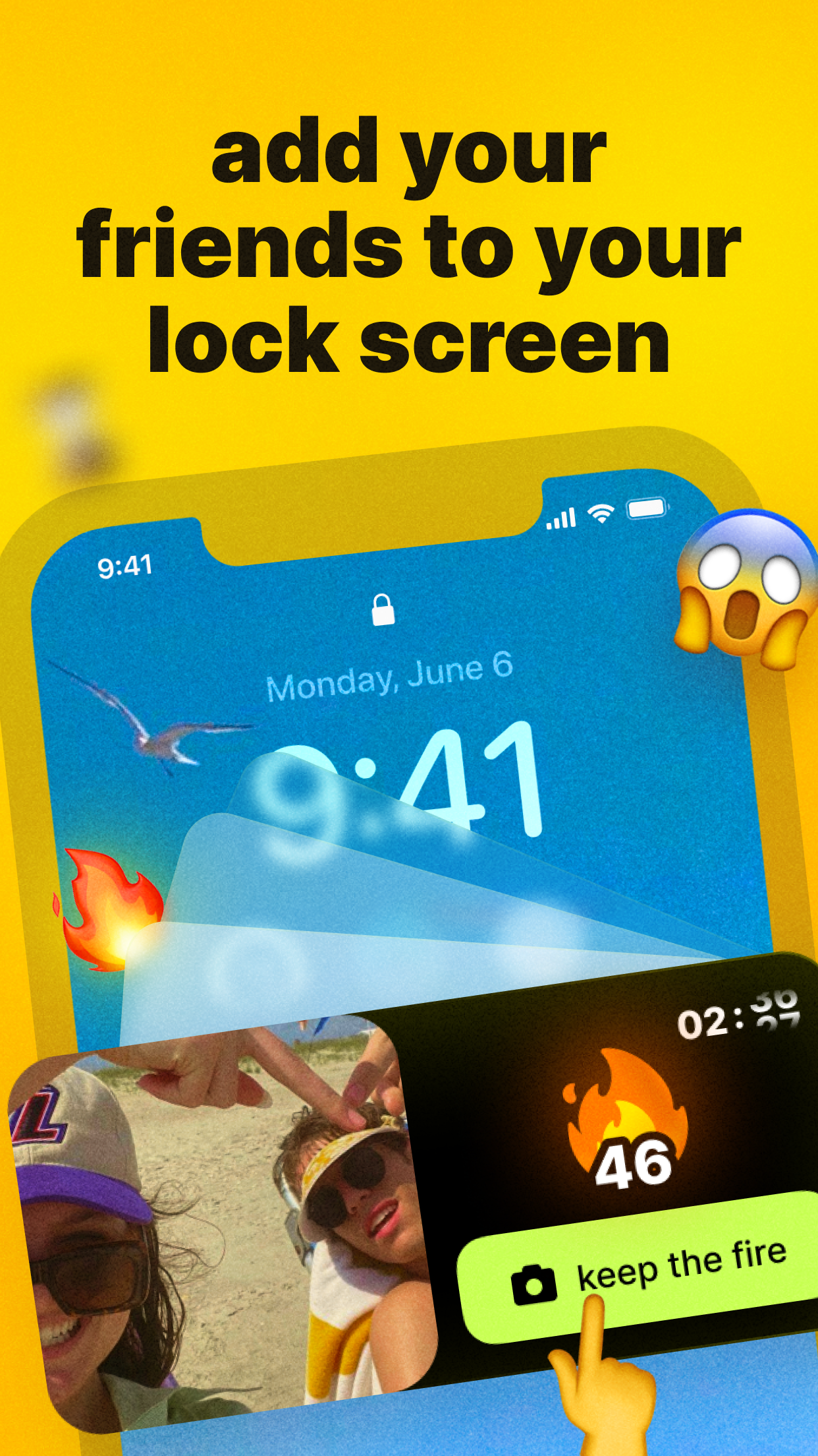 yope: photo wall with friends screenshot 1