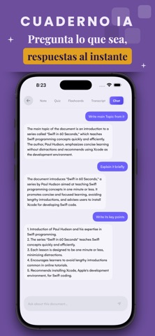 AI Notebook - Quiz LM y Notas iPhone screenshot 5
