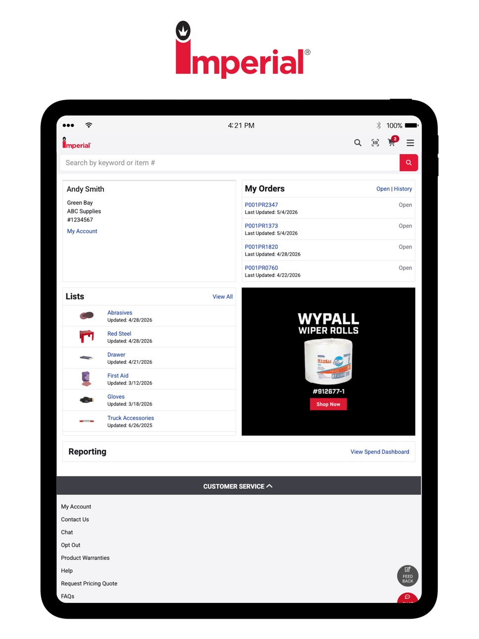 iPad screenshot