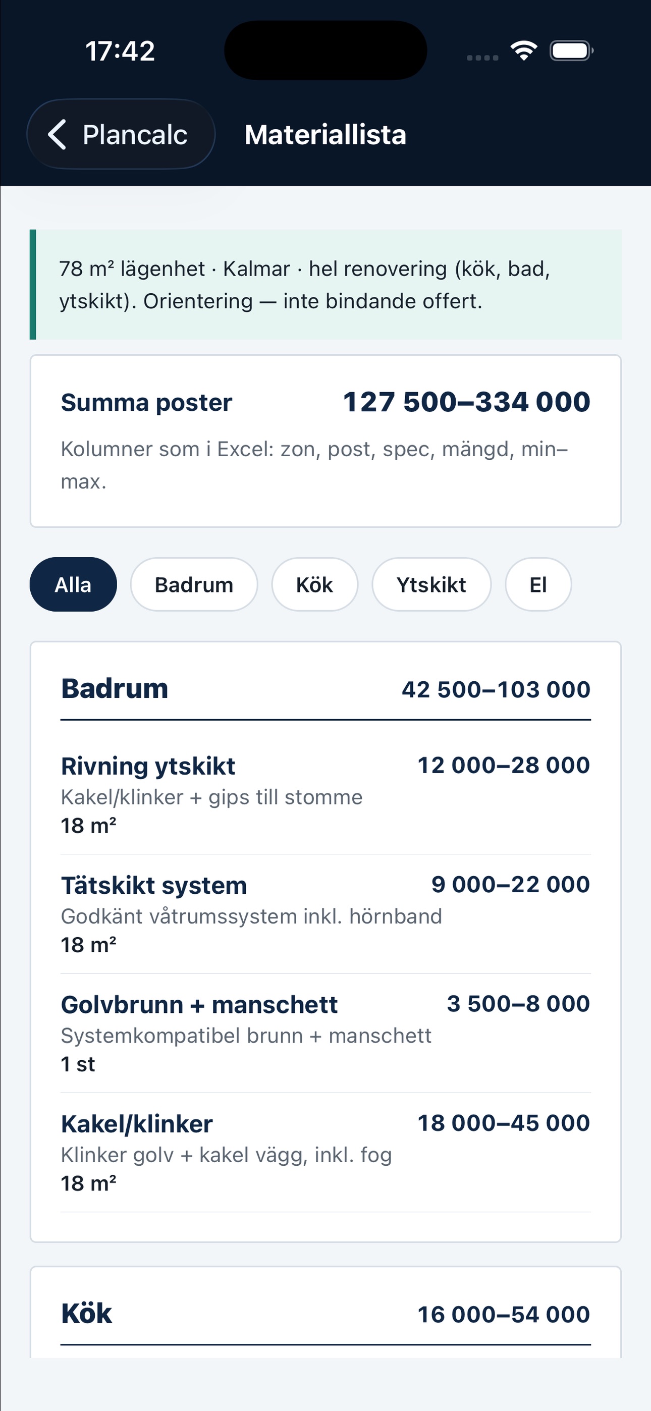 Screenshot 2 of Plancalc