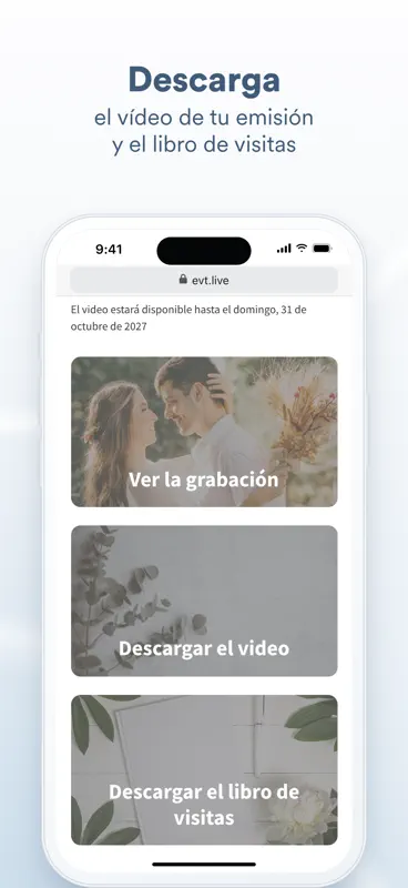 EventLive－Emitir en directo screenshot 10 of 10