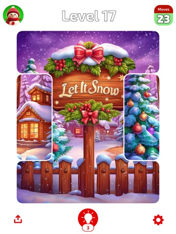Christmas Shuffle Solitaire iPad screenshot