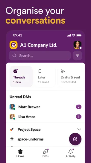 Slack iPhone Ekran Görüntüsü 2