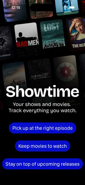 Showtime: TV & Movie Tracker screenshot 1