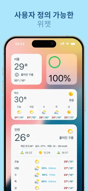 기상 레이더 - Meteored iPhone screenshot 6