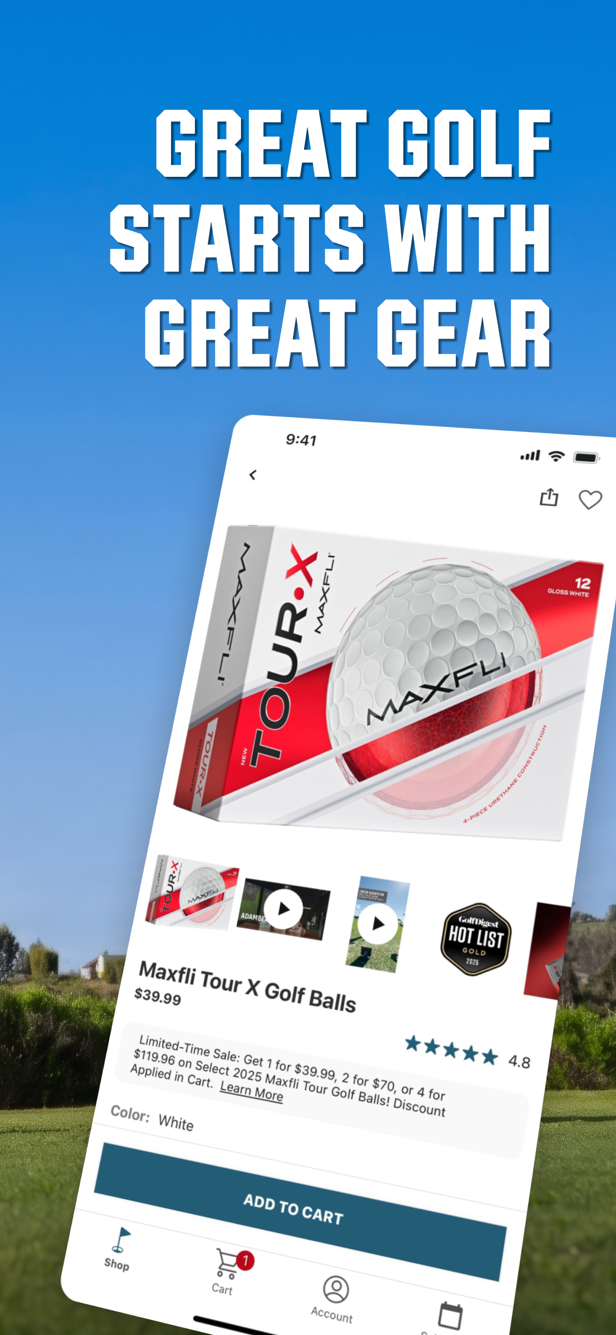 Golf Galaxy: Gear and Services