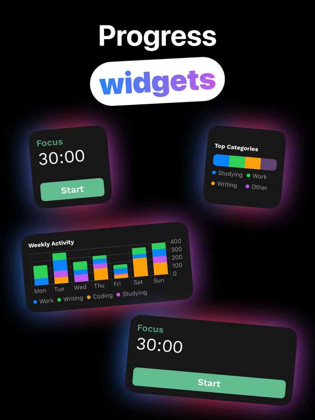 Pomodoro Focus Timer: Mira Screenshot