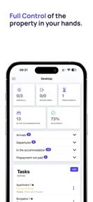 mobile-calendar booking system screenshot